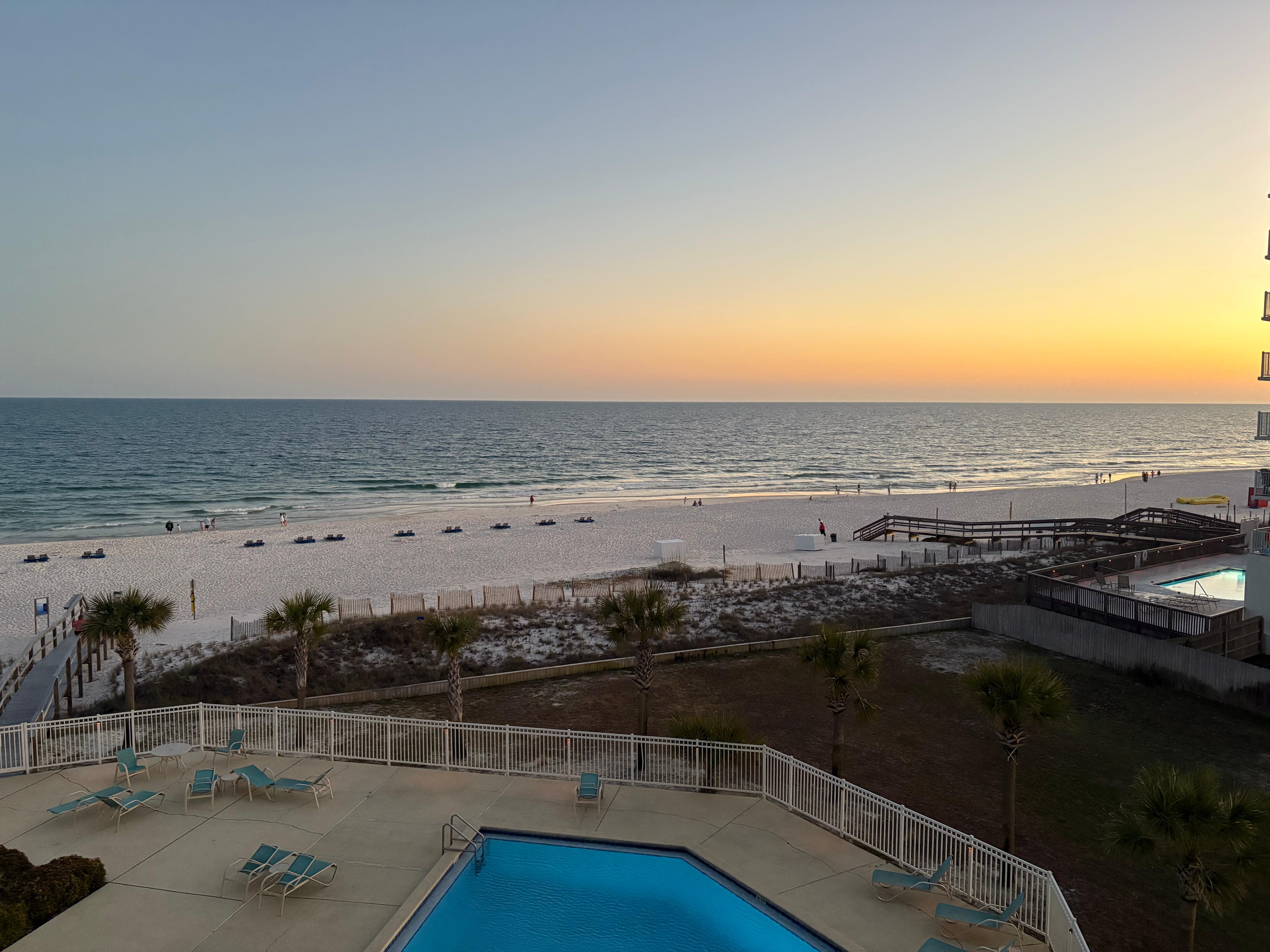 View from the balcony