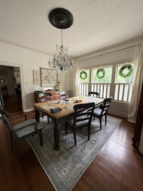 Dining Table Perfect for Card Games and Meals.