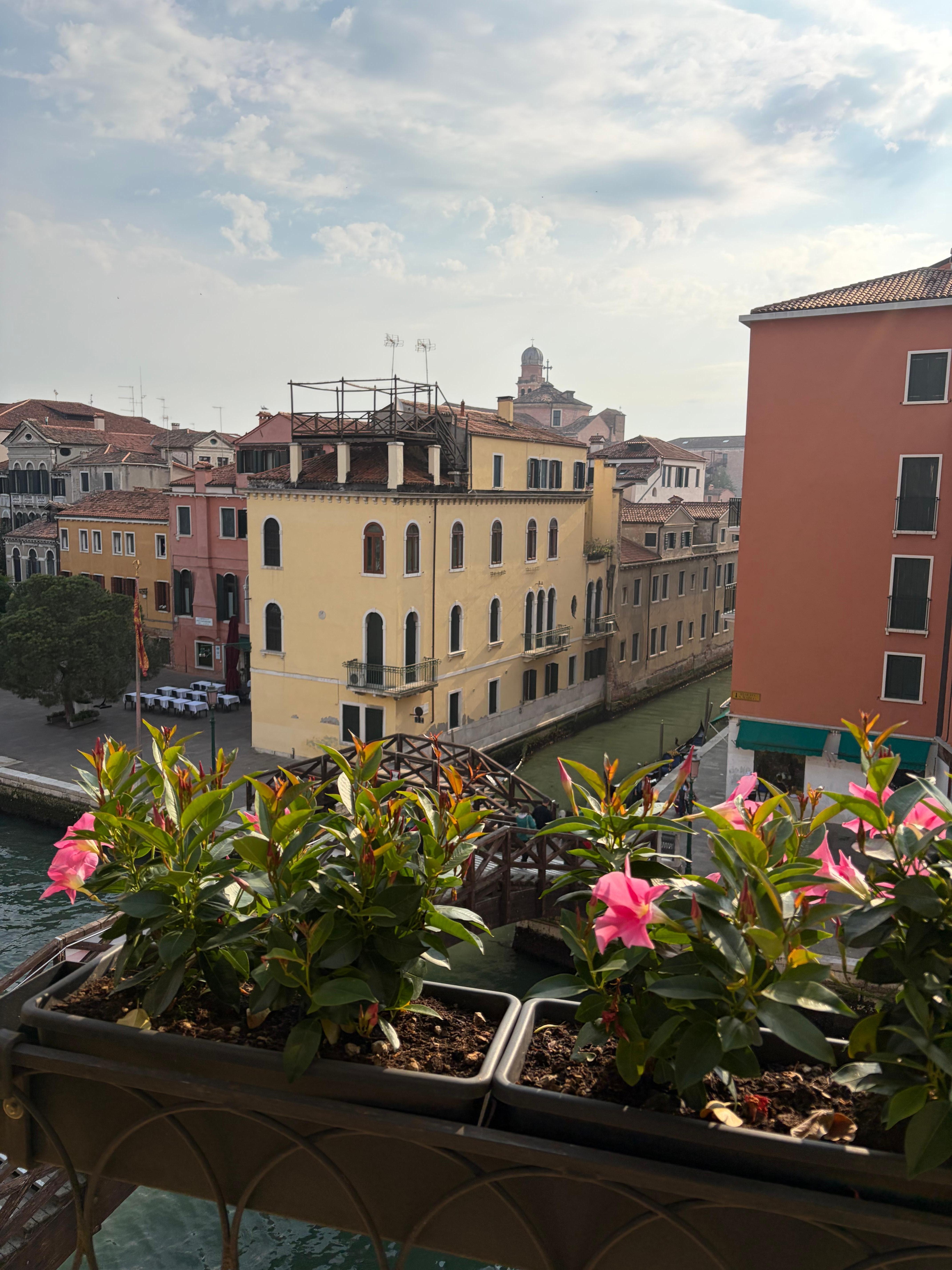 View from our room looking east