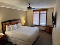 Main bedroom with a King bed