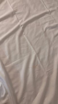dirty bedsheet