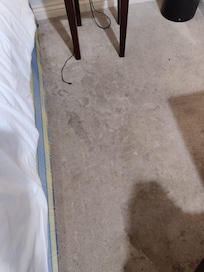 Room carpet, stain 3