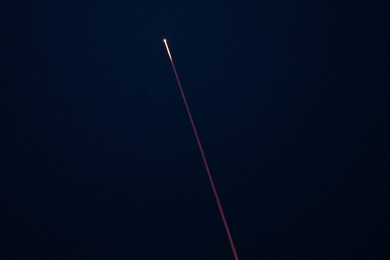 Rocket from NASA Wallops from the backyard of the house