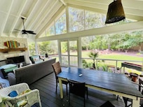 Amazing screened in porch!