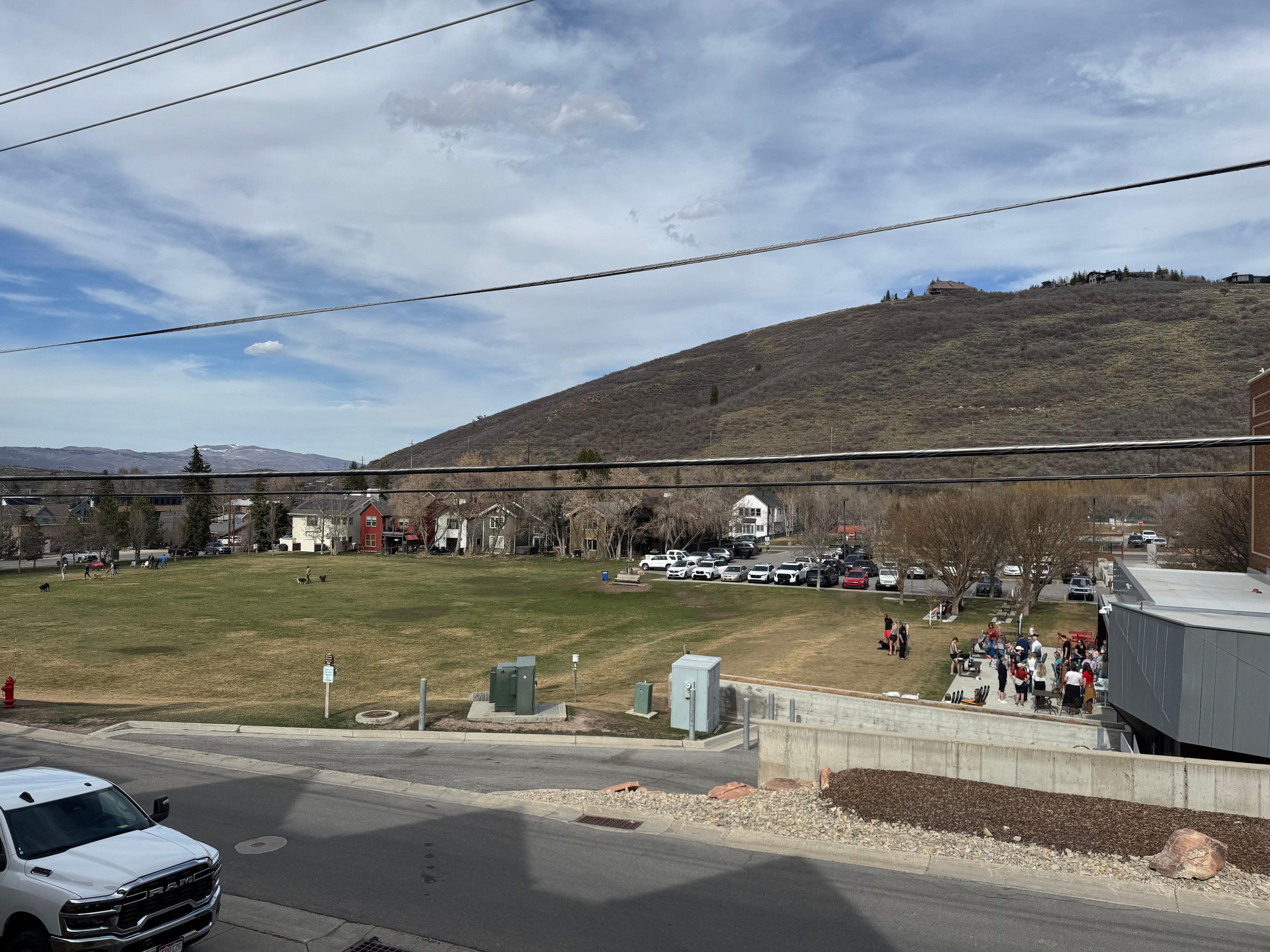 Great park to chill across the street