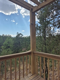 View from pergola.