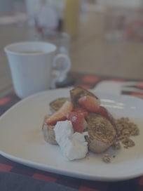 We did a lot of cooking and eating -- here is our homemade French toast