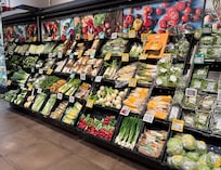 REWE is a nice grocery story next door with a good bakery, take-away hot food bar, meats, cheeeses, and beautiful fruits and vegetables.