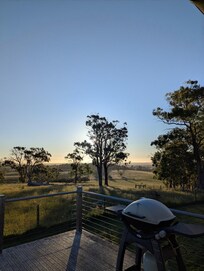 early evening view from porch