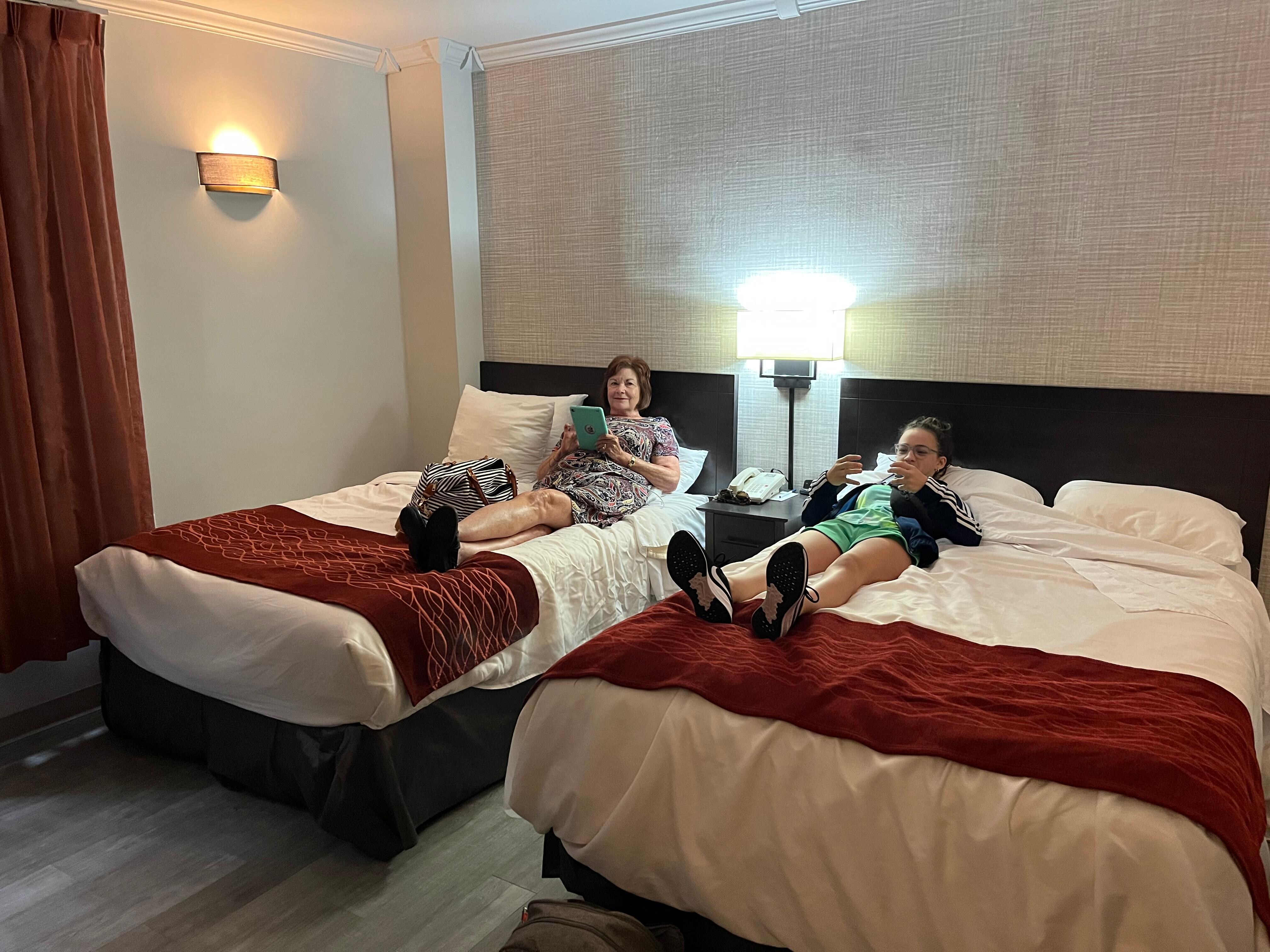Two full beds