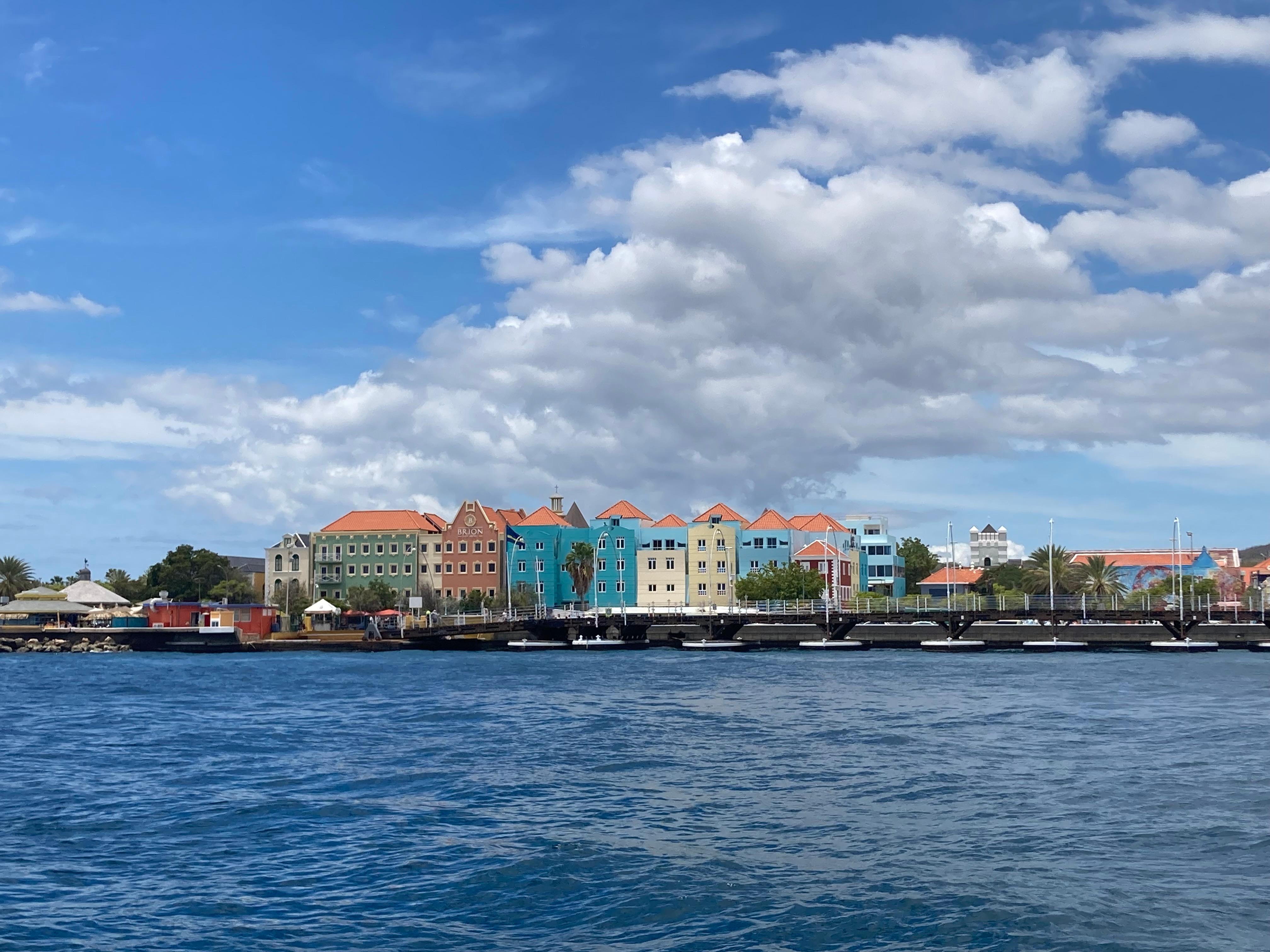 Across Queen Emma bridge 