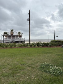 Ire from the porch of the unit.