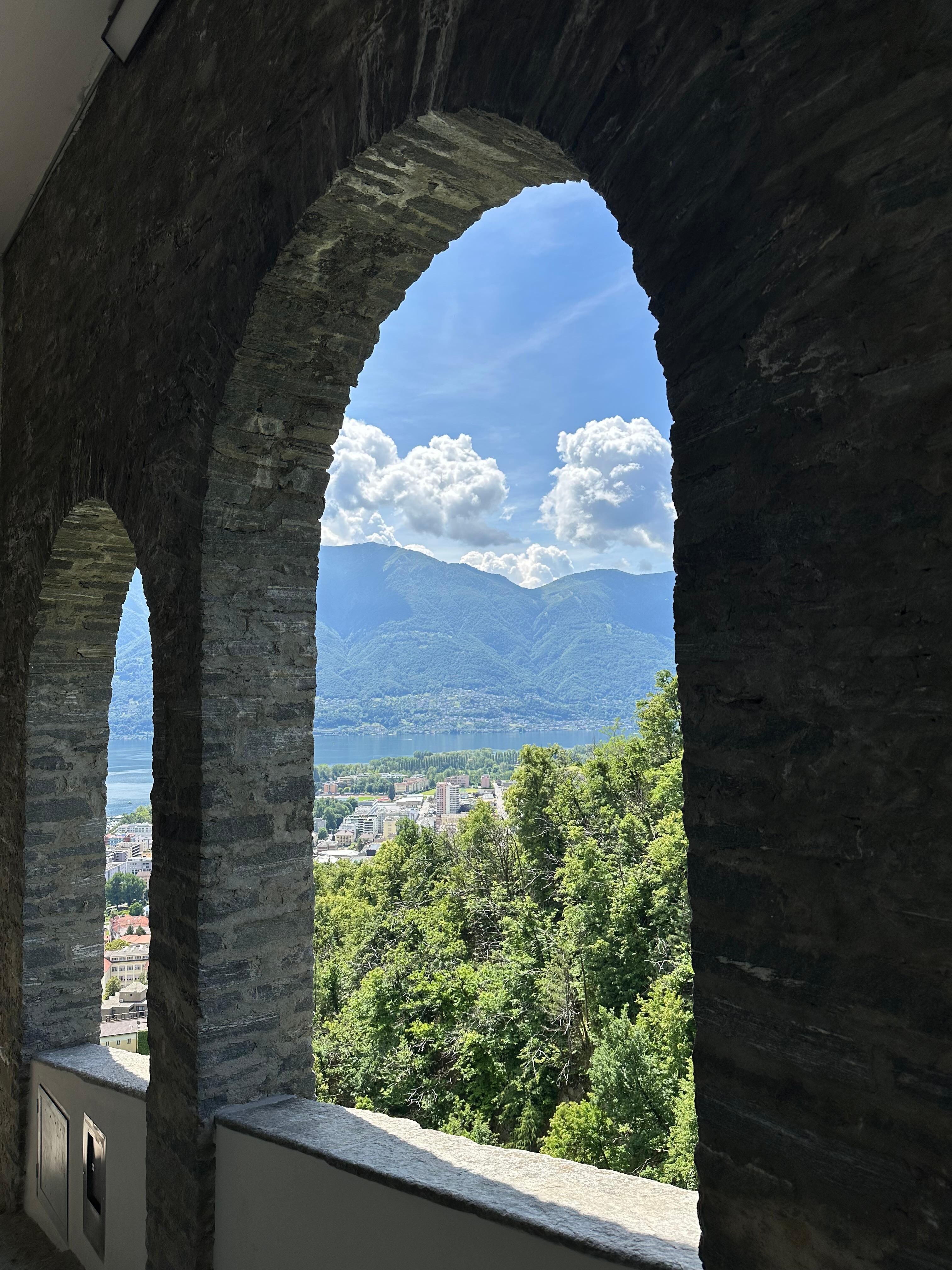 Stop at beautiful church on way back down on funicular.