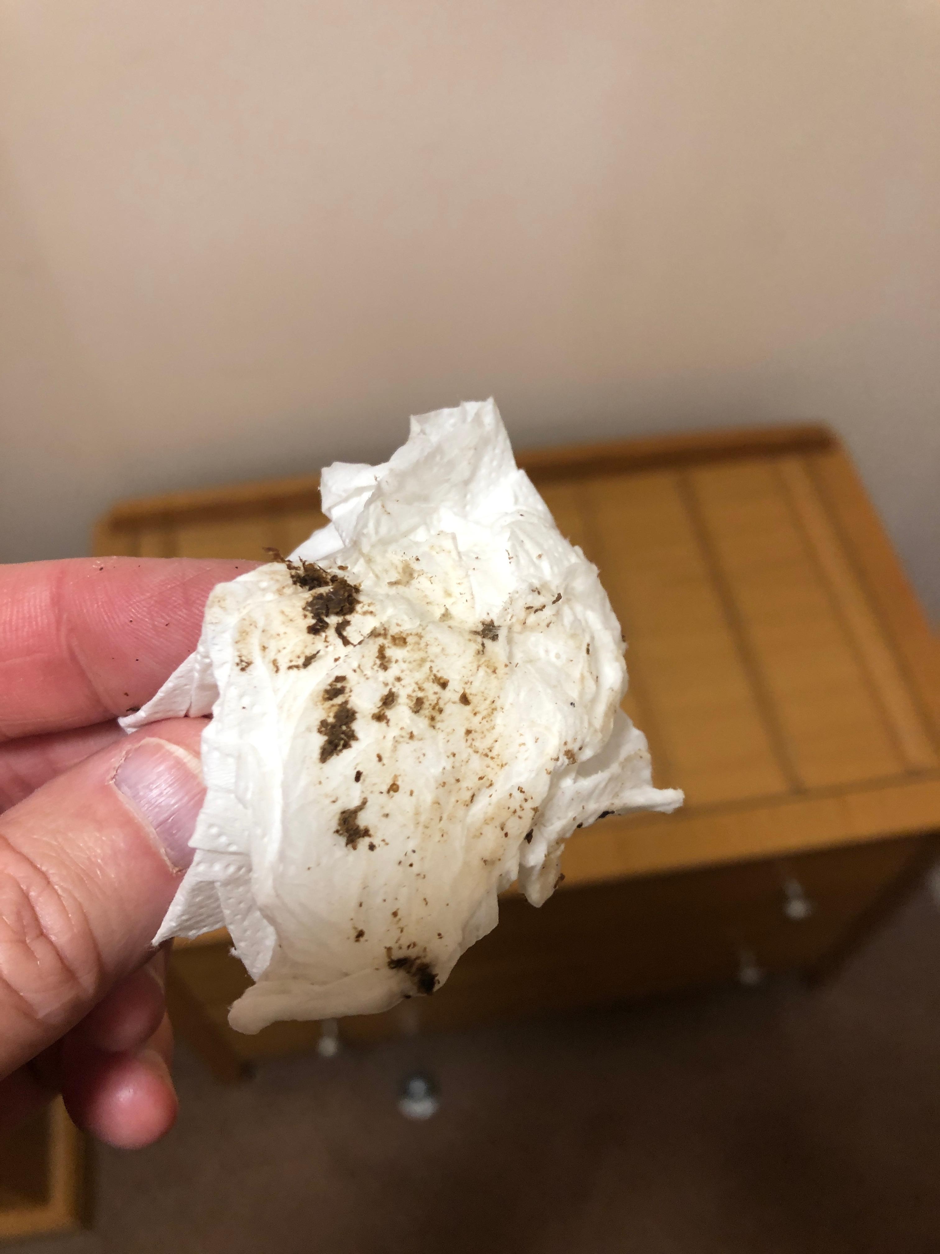 Scum from the kettle.