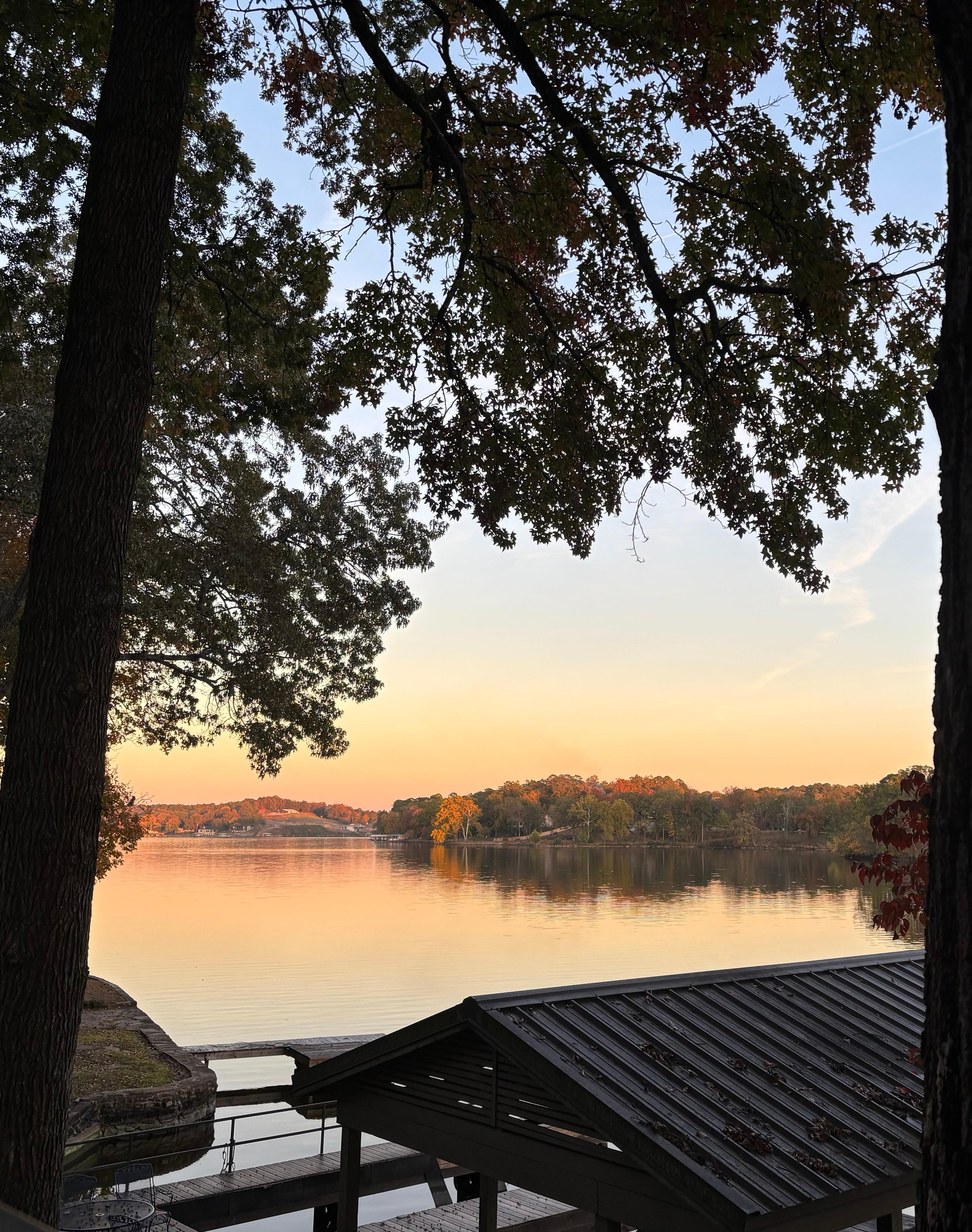 Our first night there. 