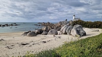 Plage des Chardons Bleus à 10' à vélo de la location
