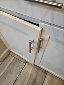 Cabinets need to be fixed