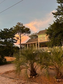 Sunset at 108 Pinewood.