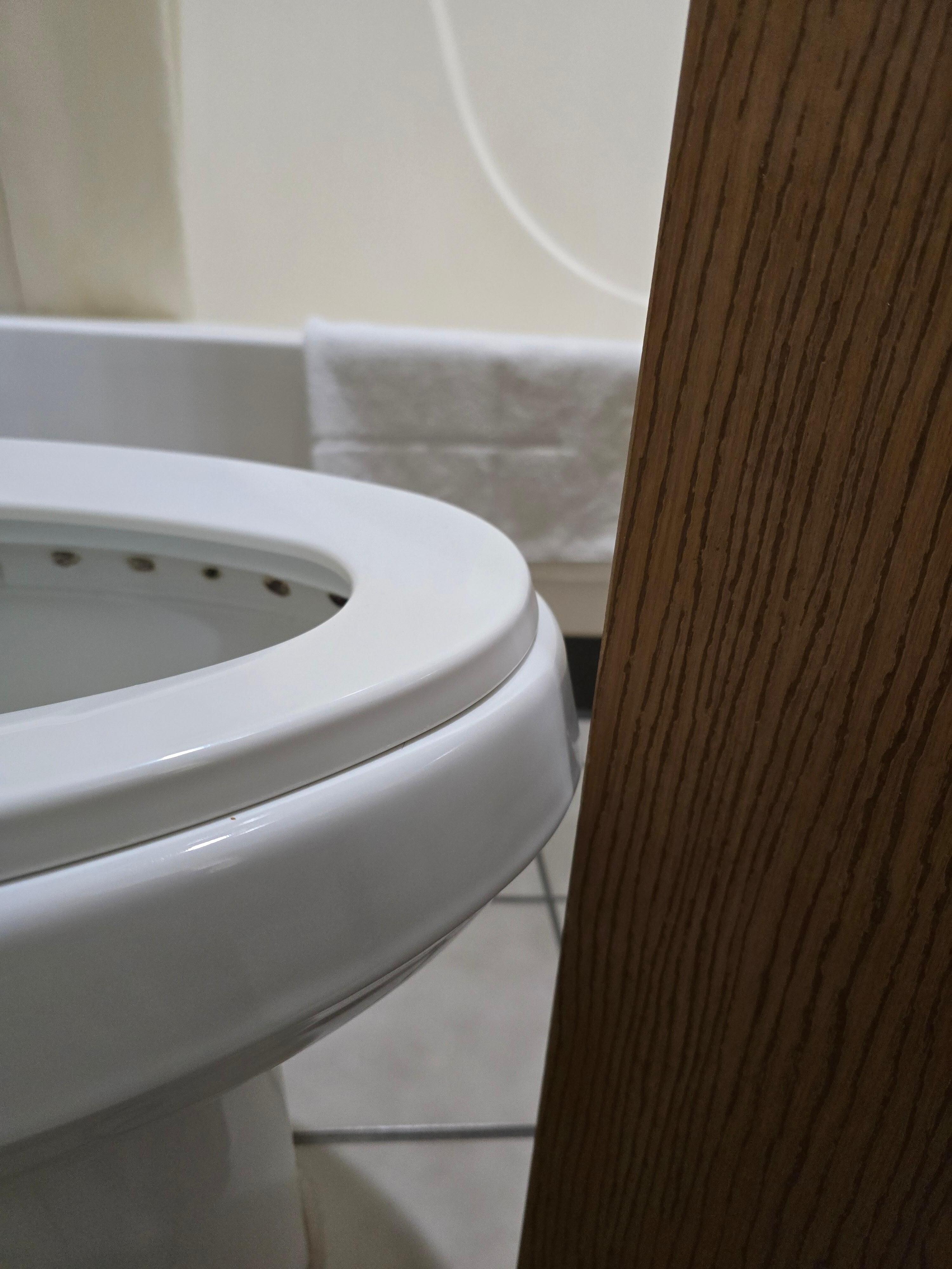 The bathroom was very small and tight to get in and out of.