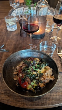 Renkörv, surkål, mandelpotatispuré