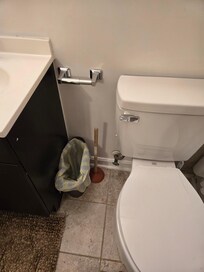 One of the bathrooms