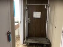 Front lock doesn’t work so we were told to baracade the door. I felt really safe?