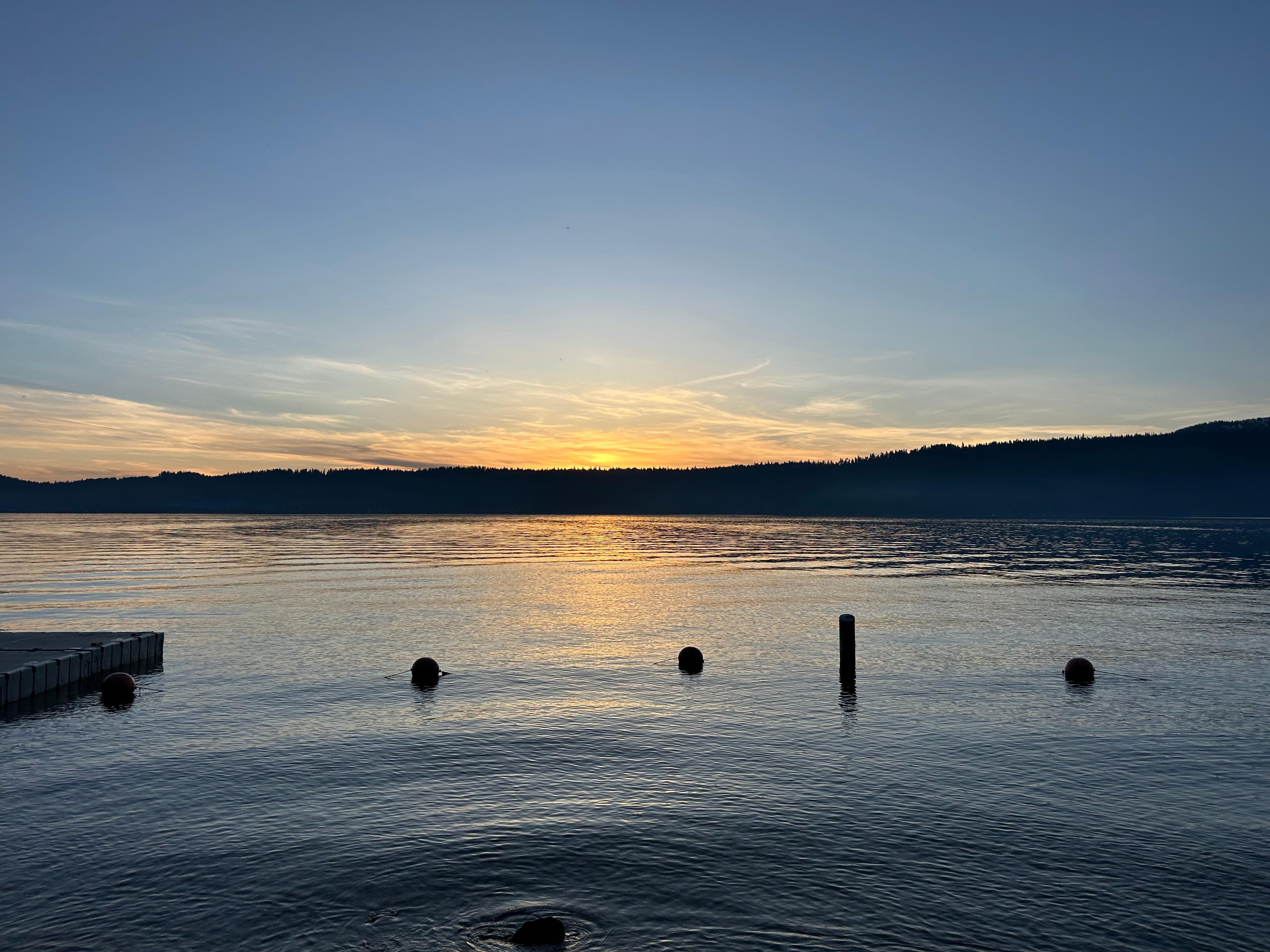 Just a few minutes walk from the house.