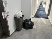 By elevator on 2nd floor