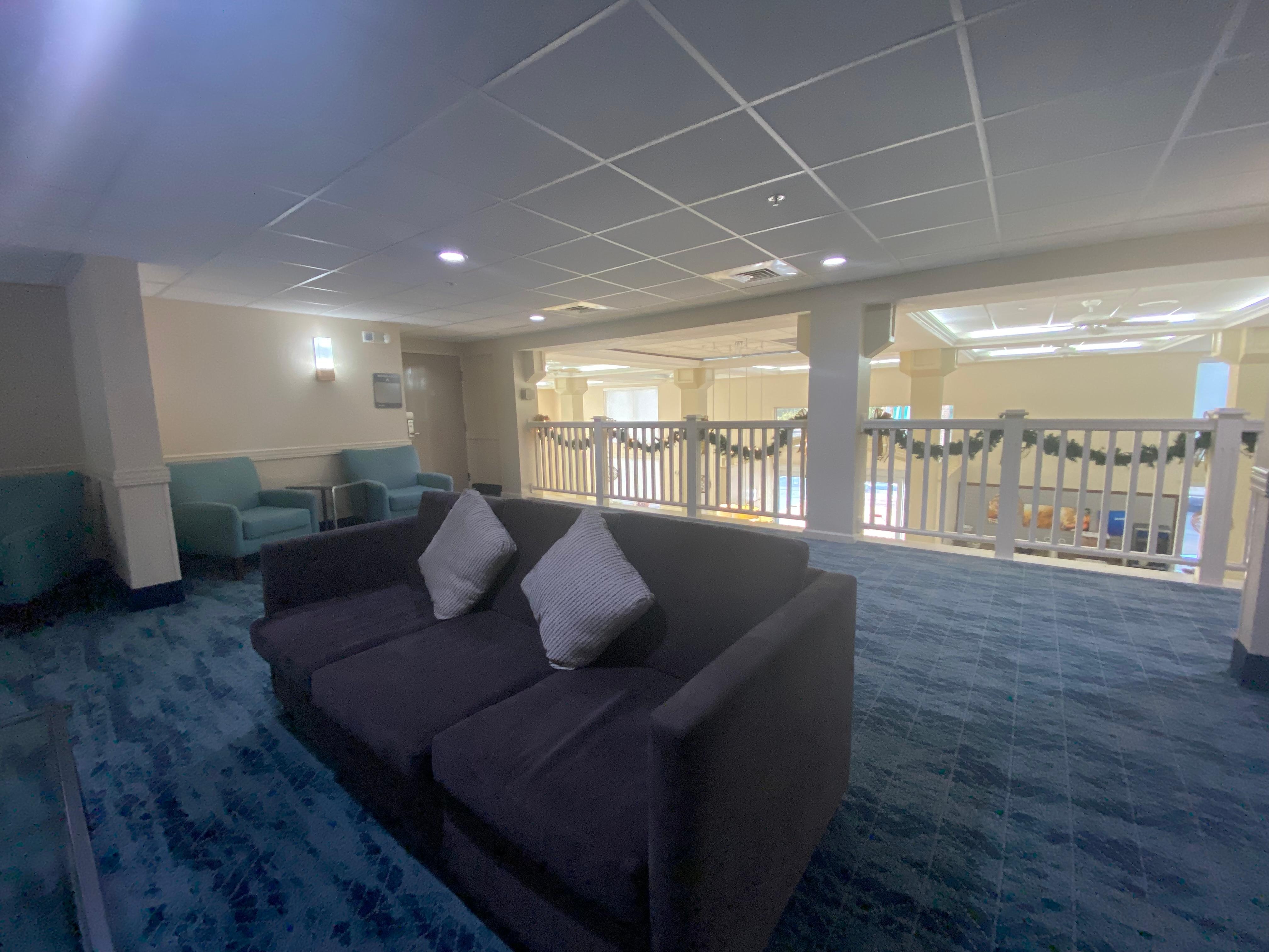 2nd floor is great for gathering and coffee very spacious, super nice