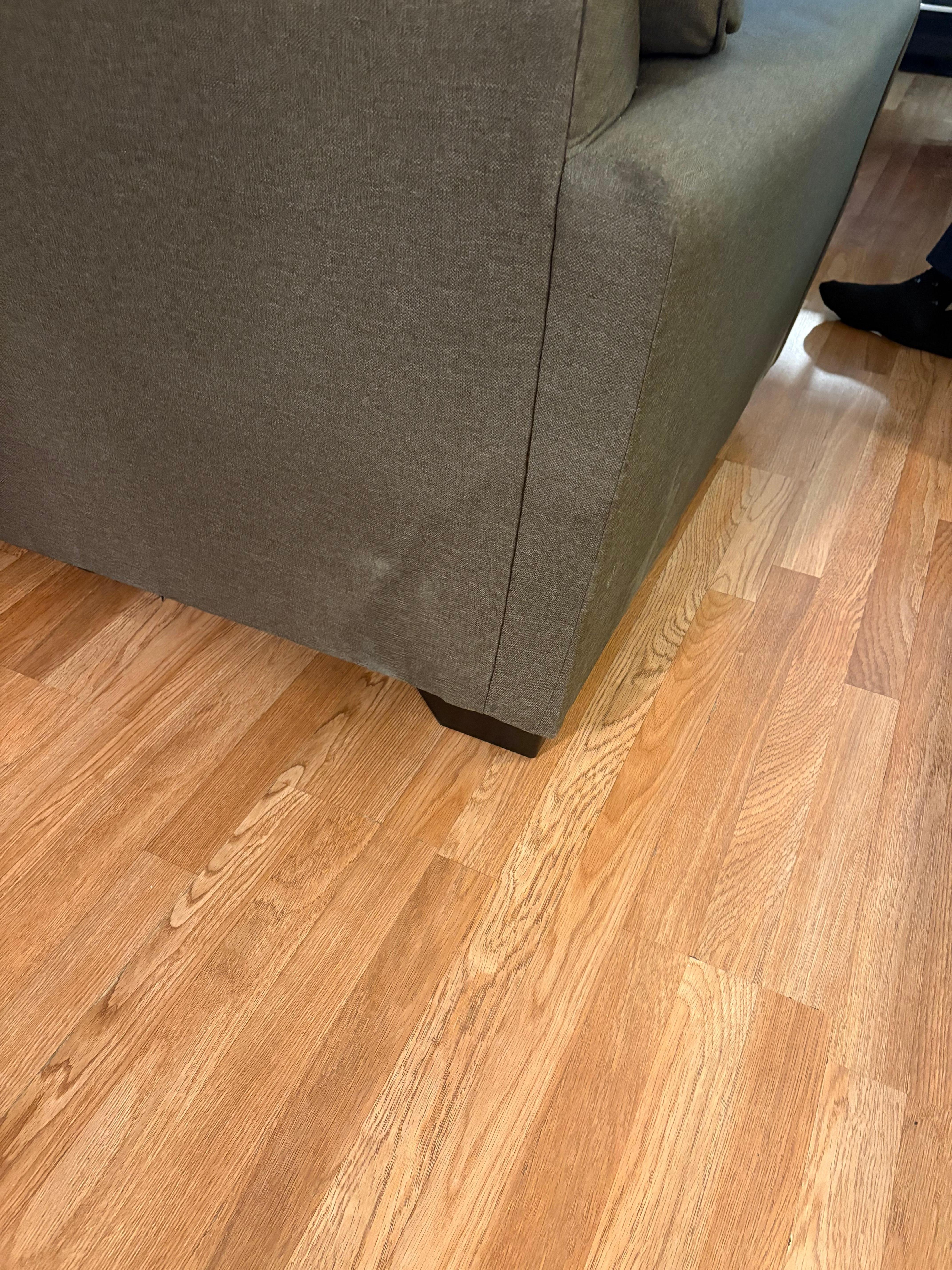 Stains on couch
