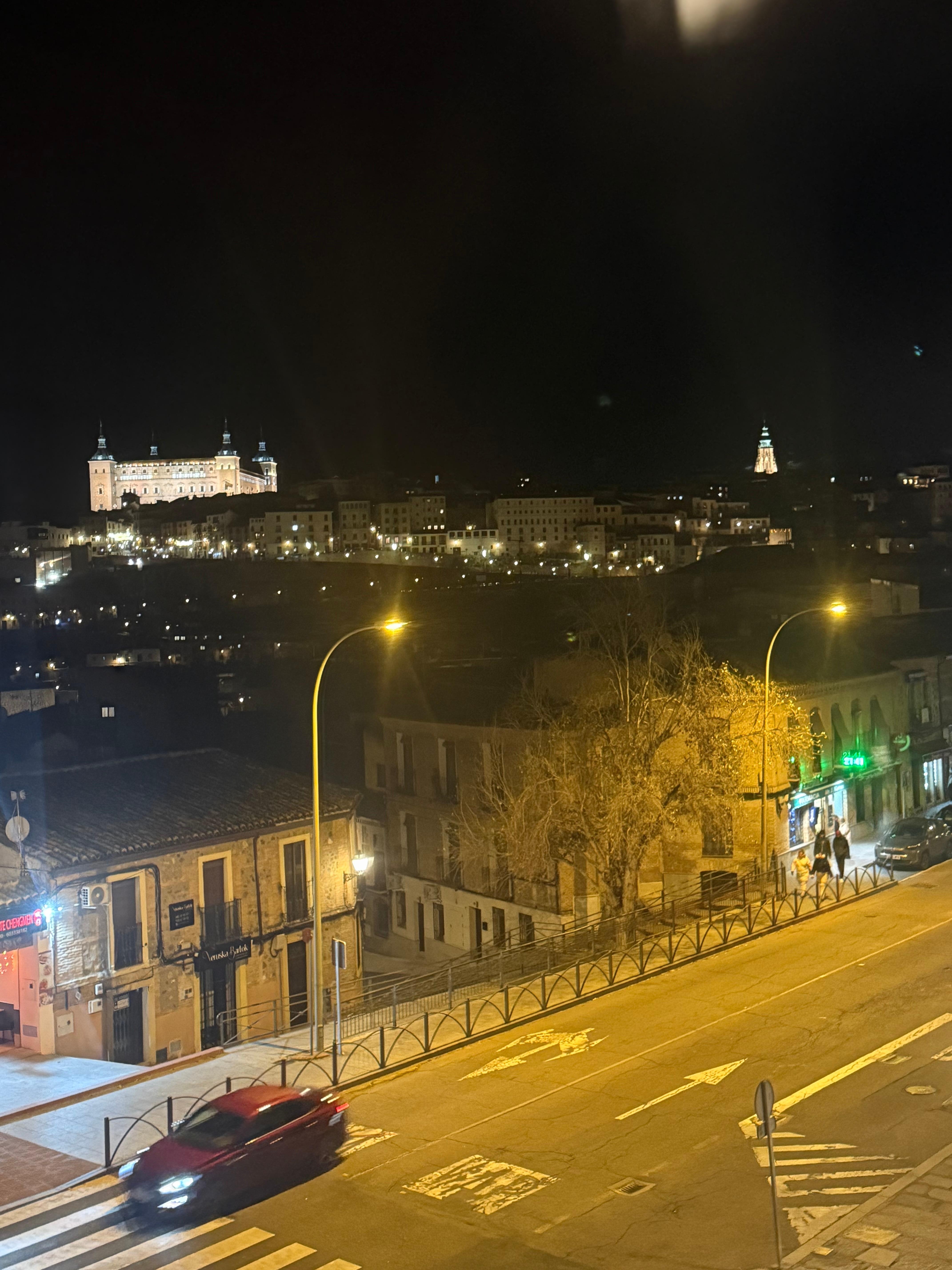 Night view from room