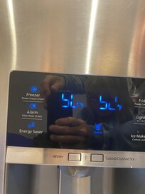 Fridge when we arrived