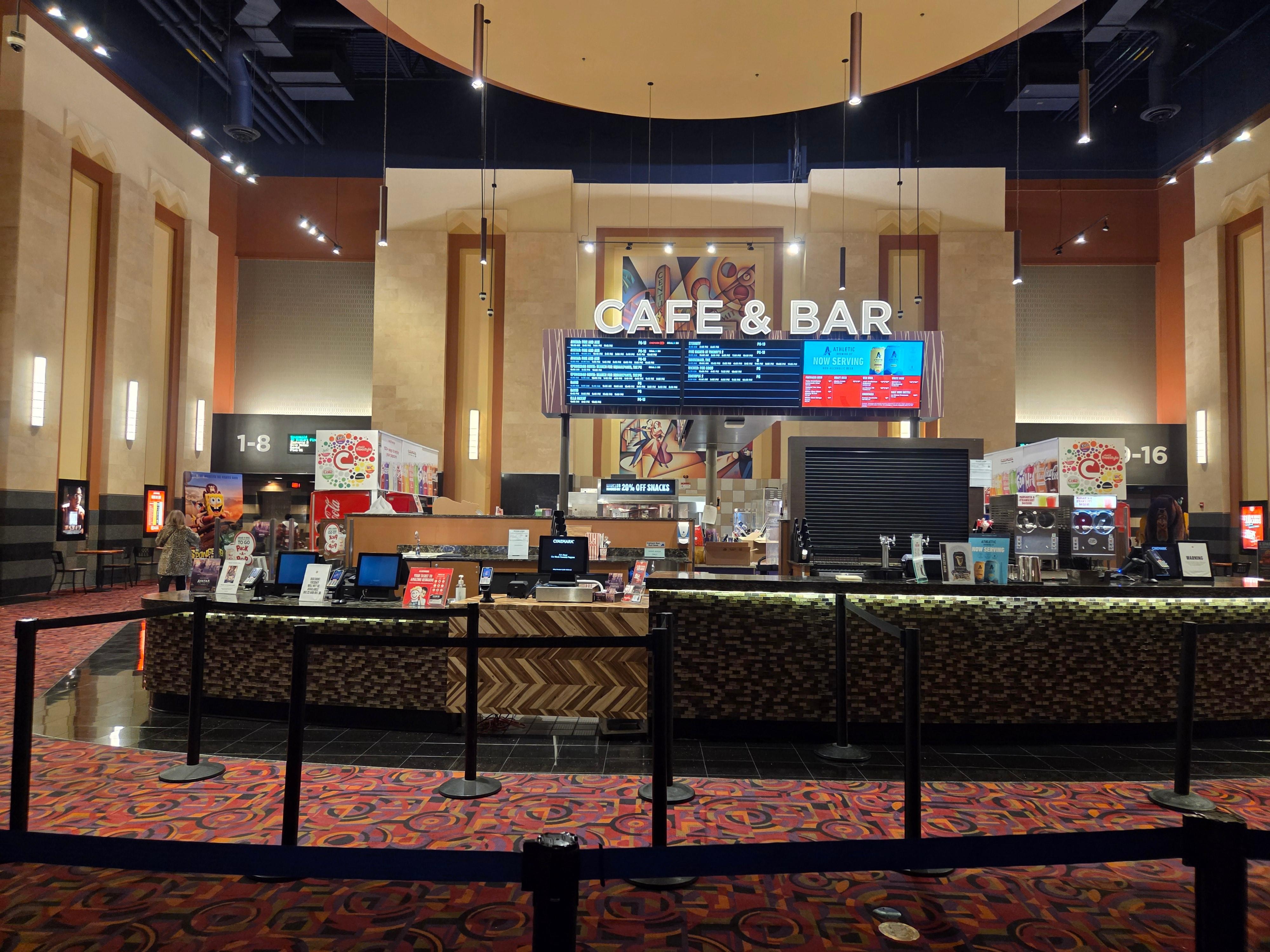 Entrance to movie theater 