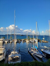 Amazing view from the balcony. (Not zoomed; yes it's that close).