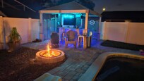 Poolside Bar and Firepit