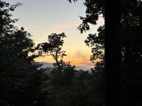 From frond porch of cabin.