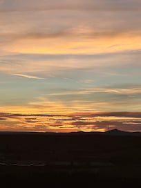 Sunset from the patio