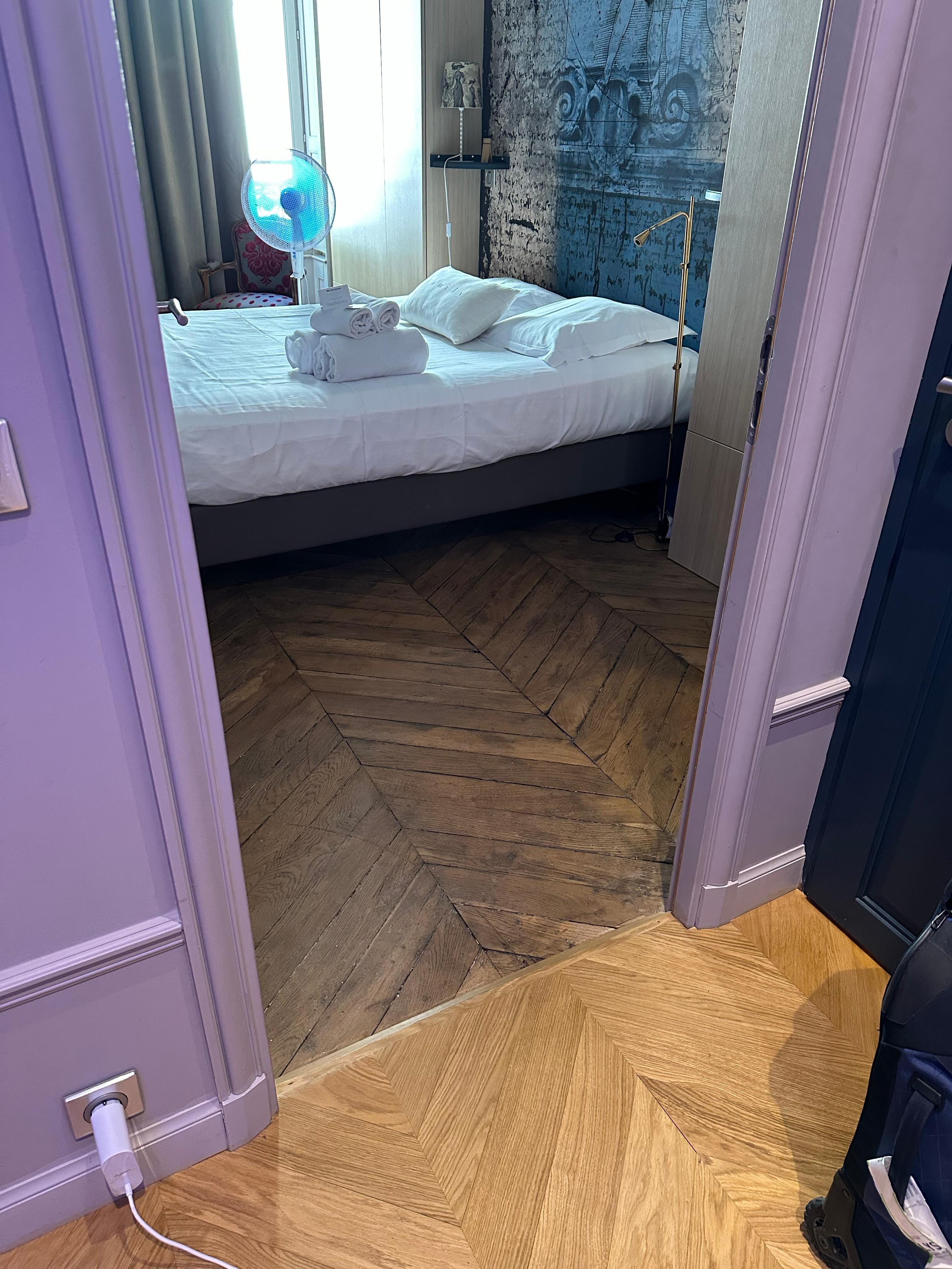 You may get splinters from the bedroom floor
