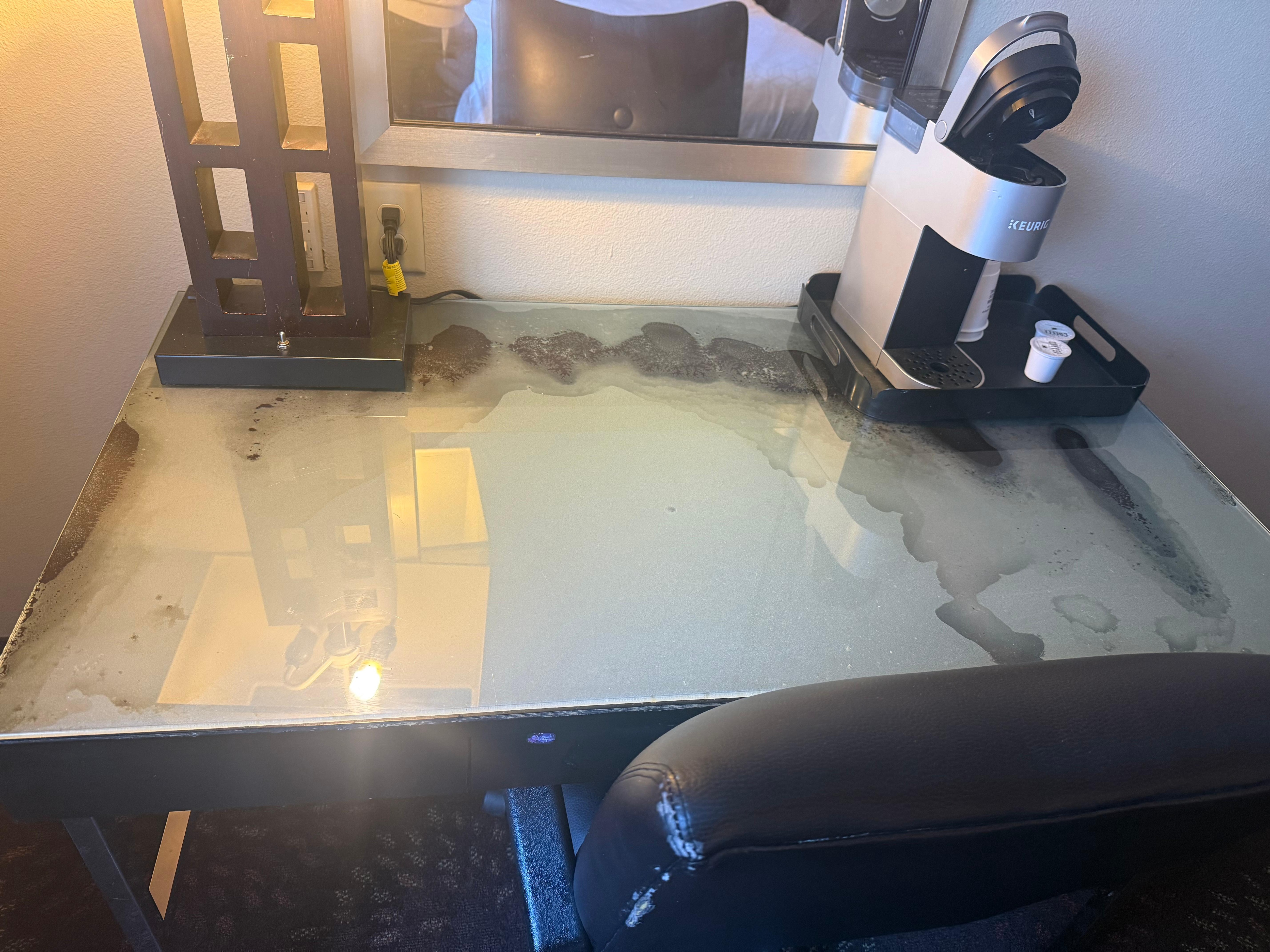 Mold on table