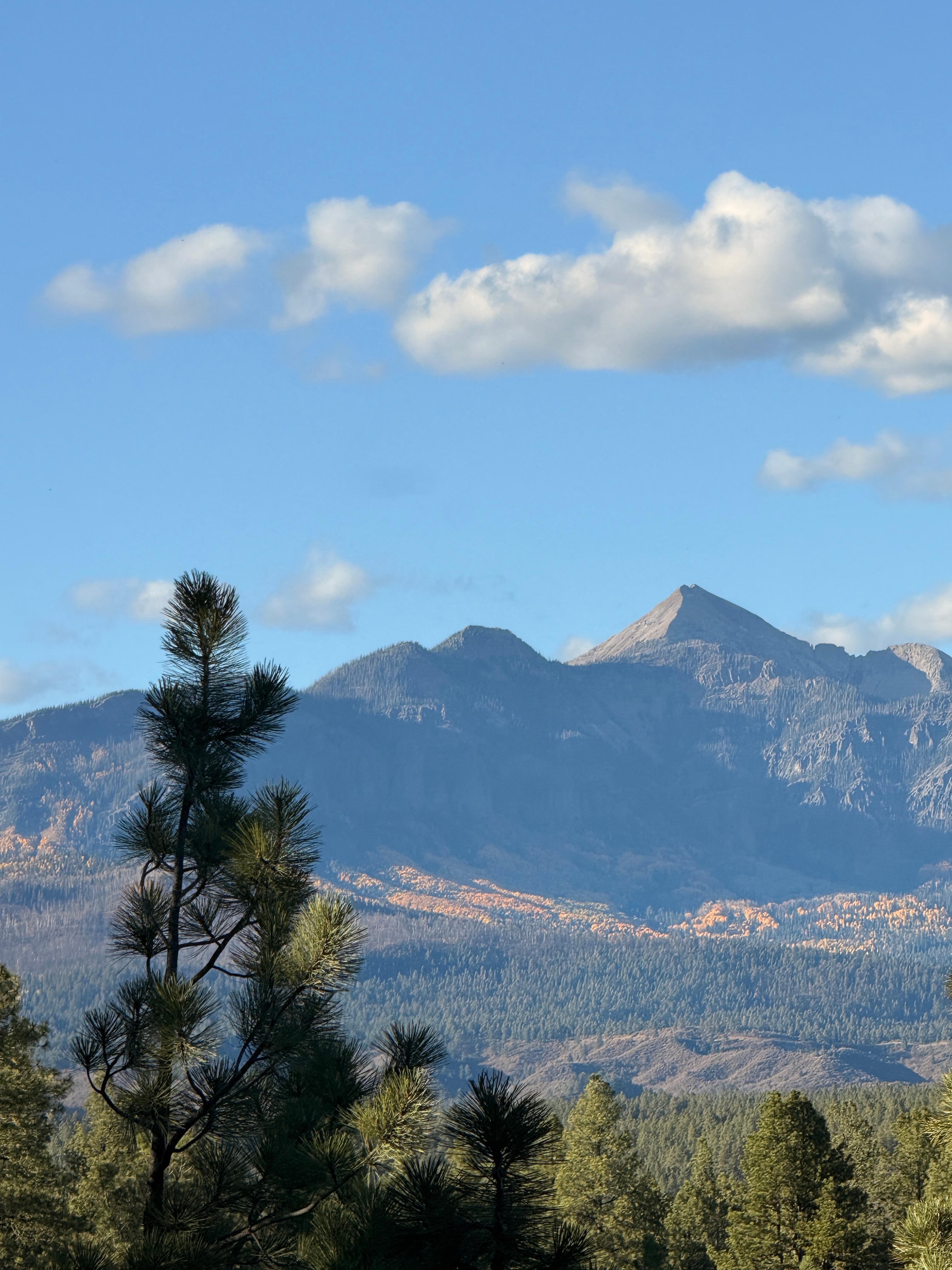 Pagosa peak view from living area