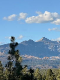 Pagosa peak view from living area