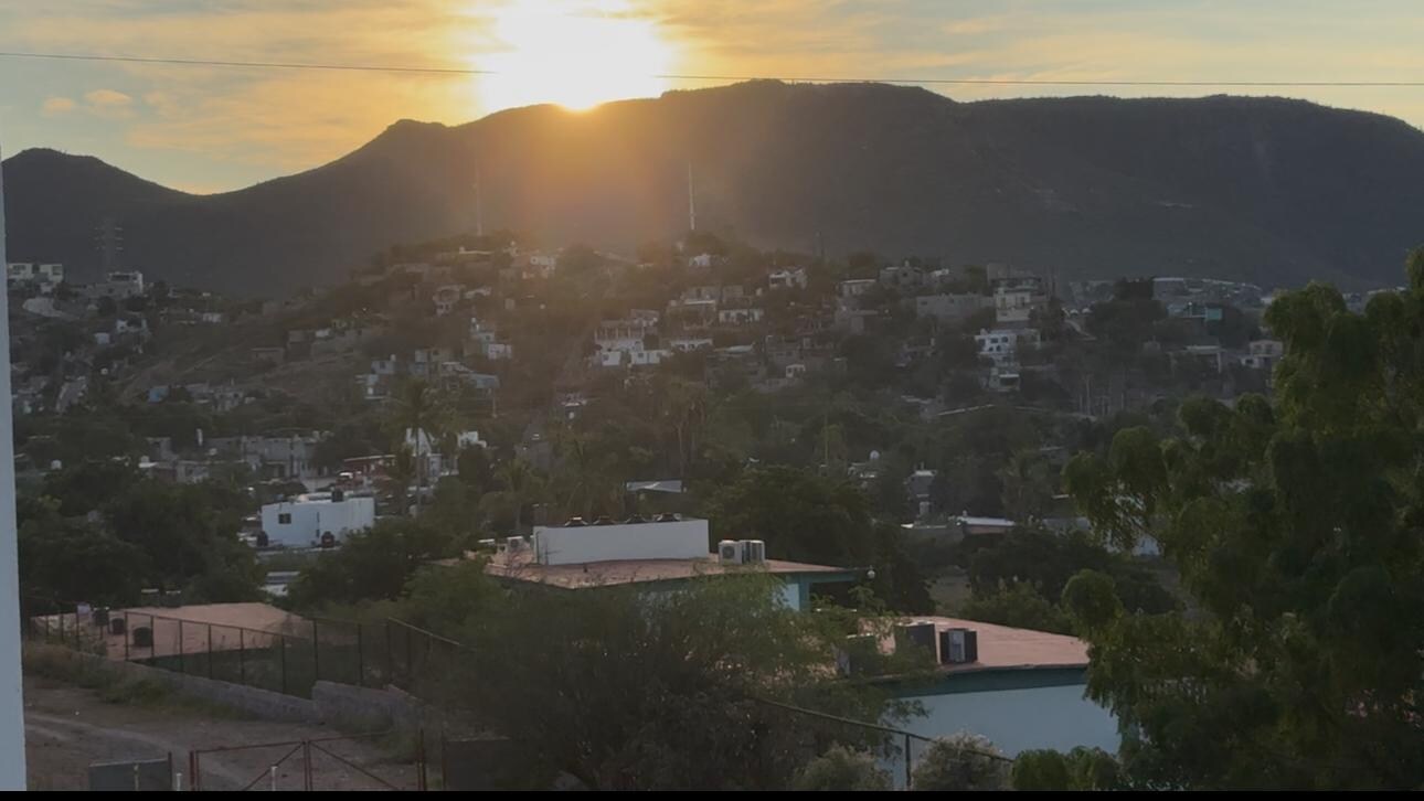 View of nearby hills