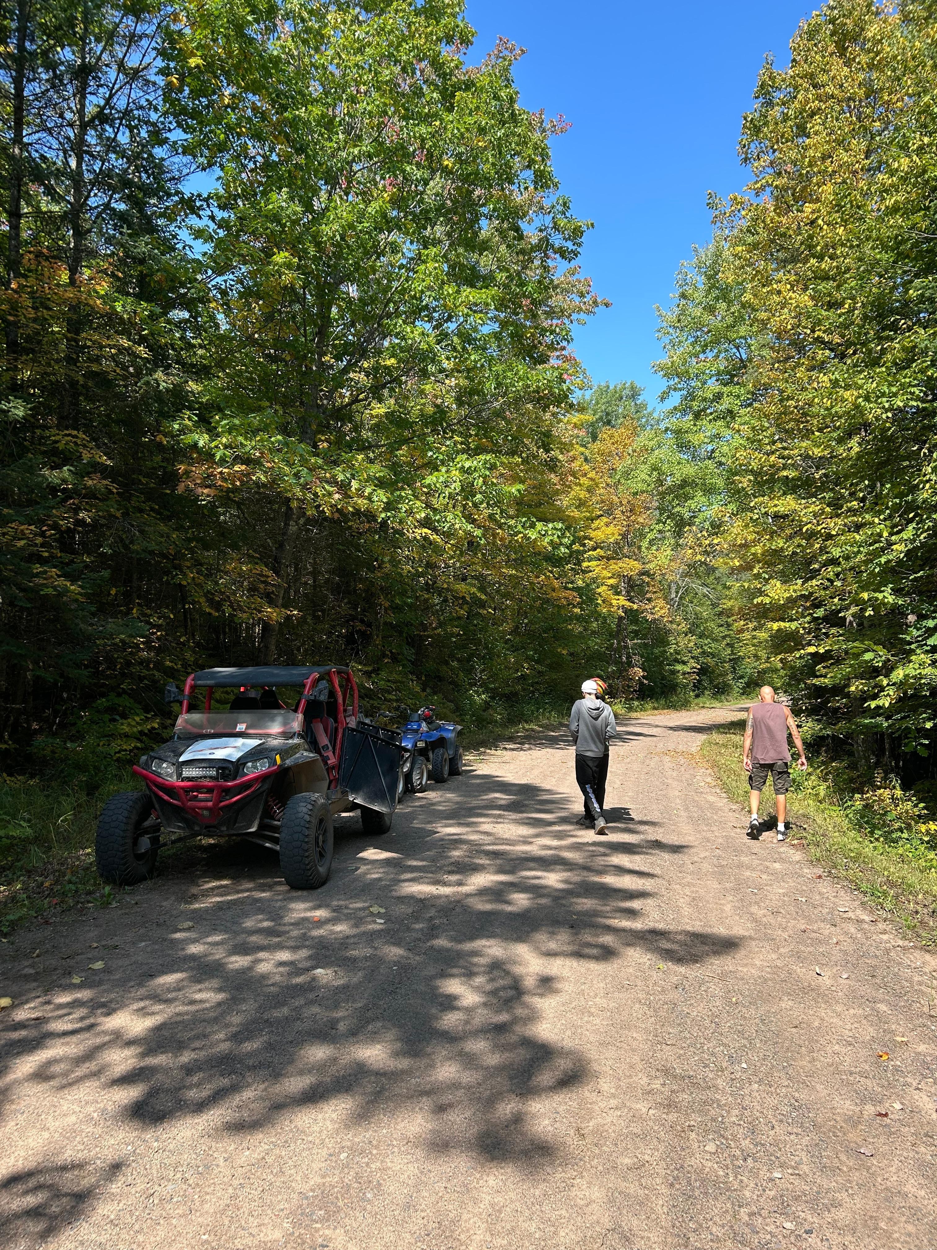 ATV riding in the fire lanes. 