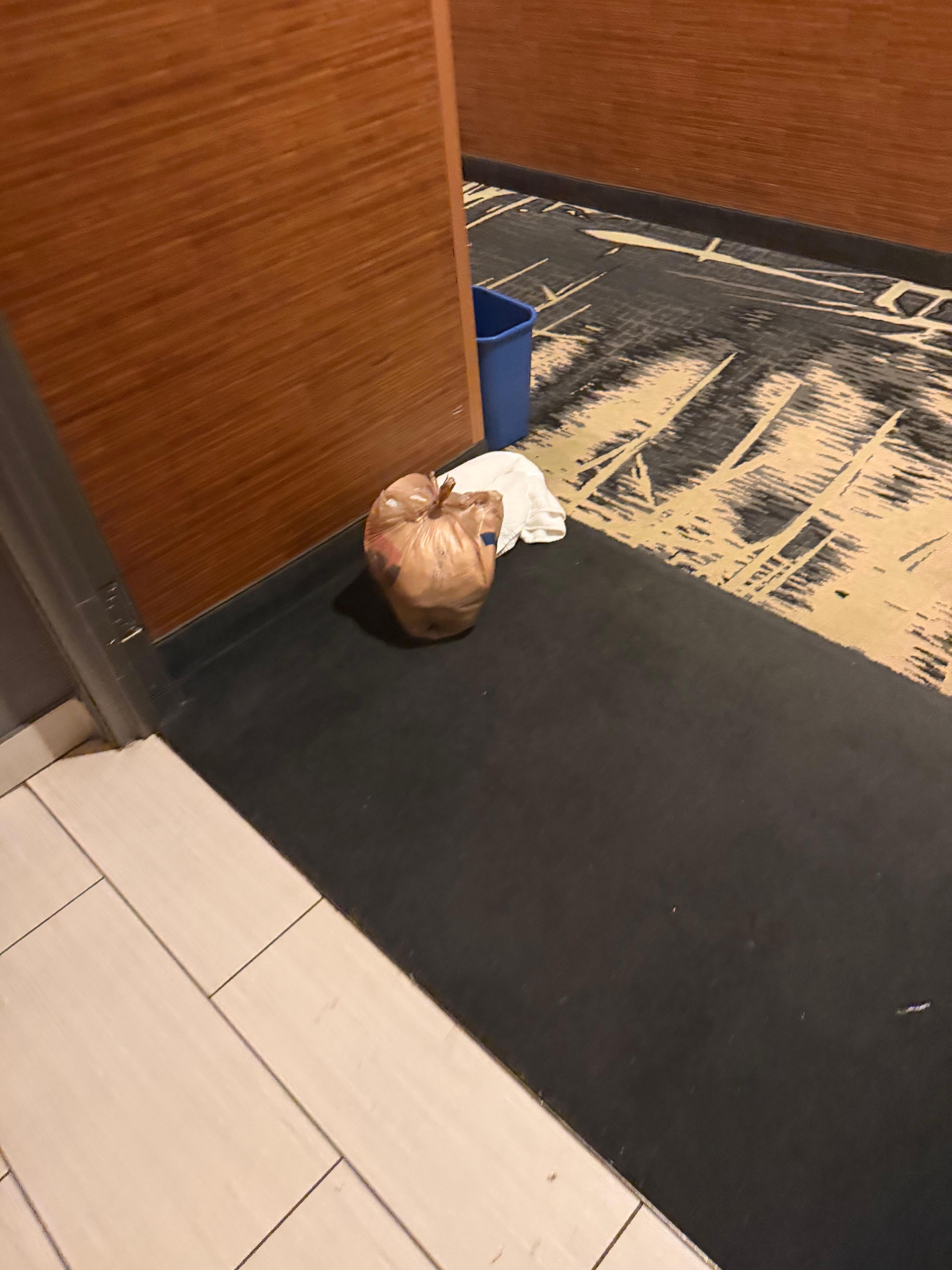 Hallway with trash Day 2