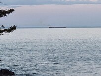 Ore ship heading for Duluth.