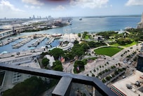 View of the bay from the room