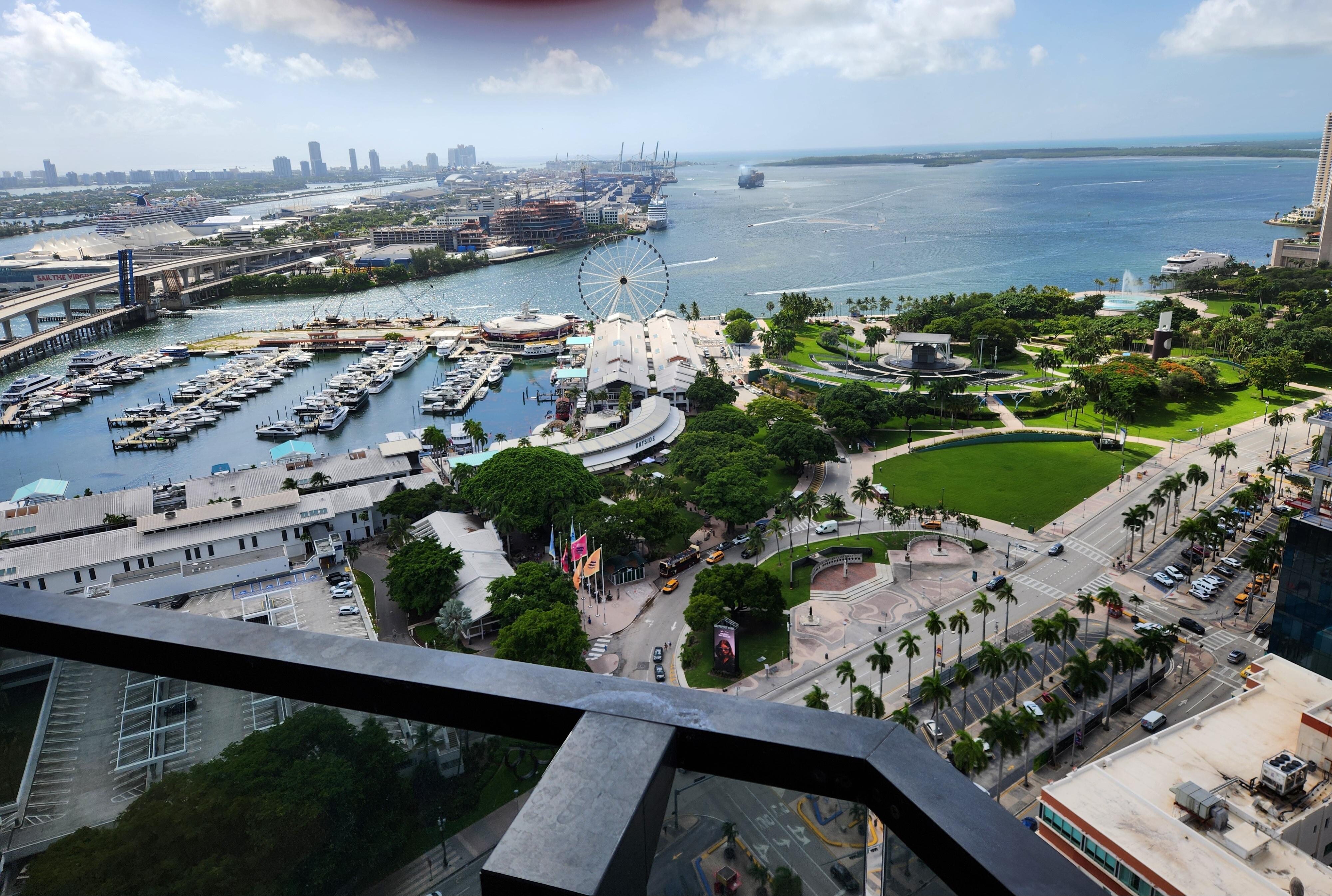 View of the bay from the room 