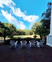 View out back from porch!