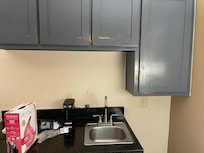 There were these disgusting cabinets.