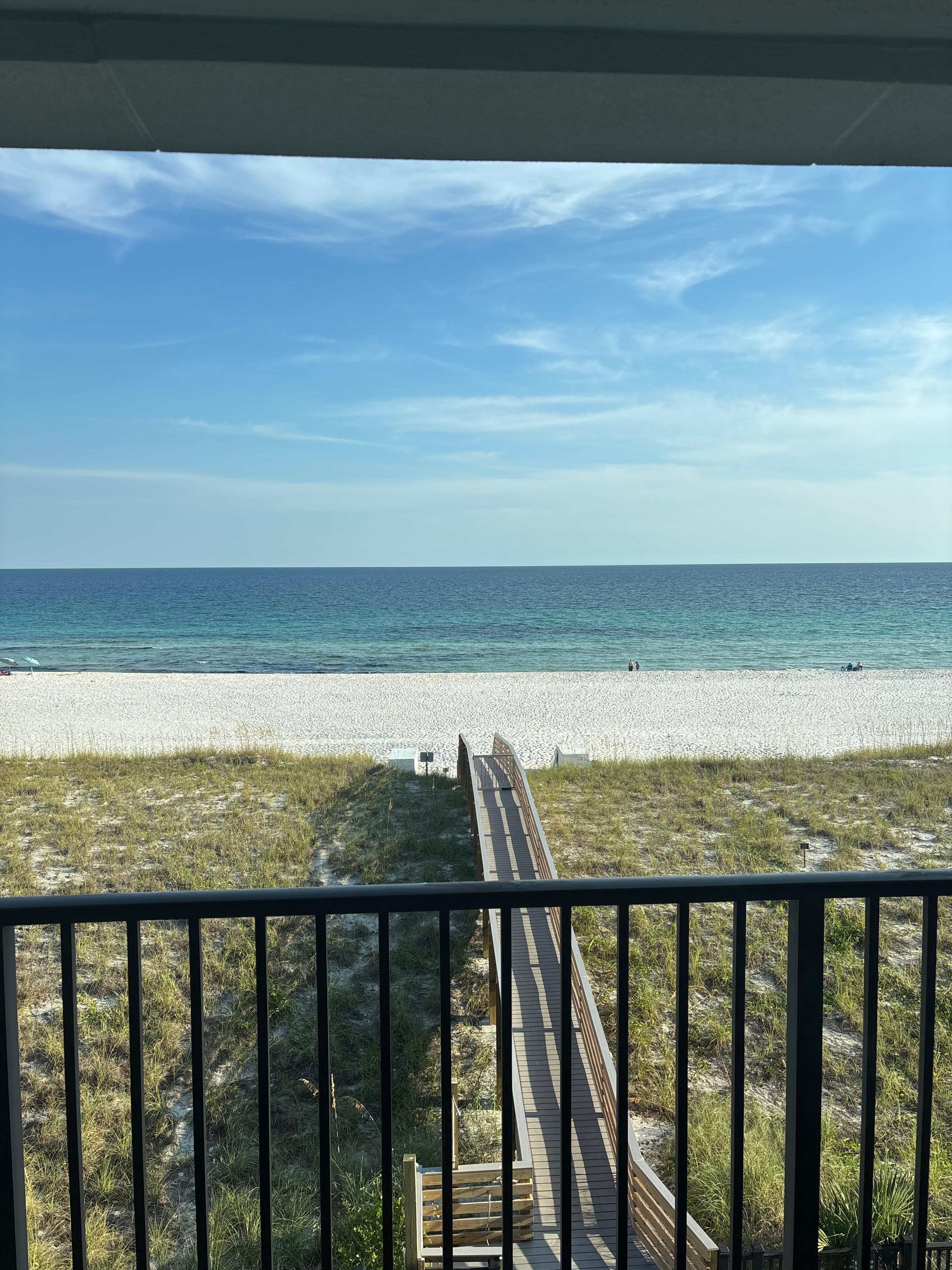 View from our balcony 